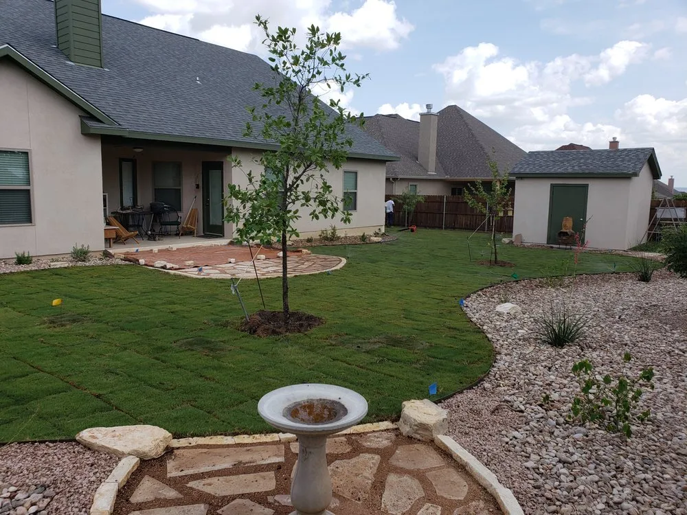 Custom landscape installation experts serving Comfort, TX - Hill Country Sod