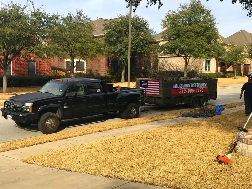 Custom yard cleanup service for beautiful yards across Round Rock, TX - Hill Country Tree Trimming