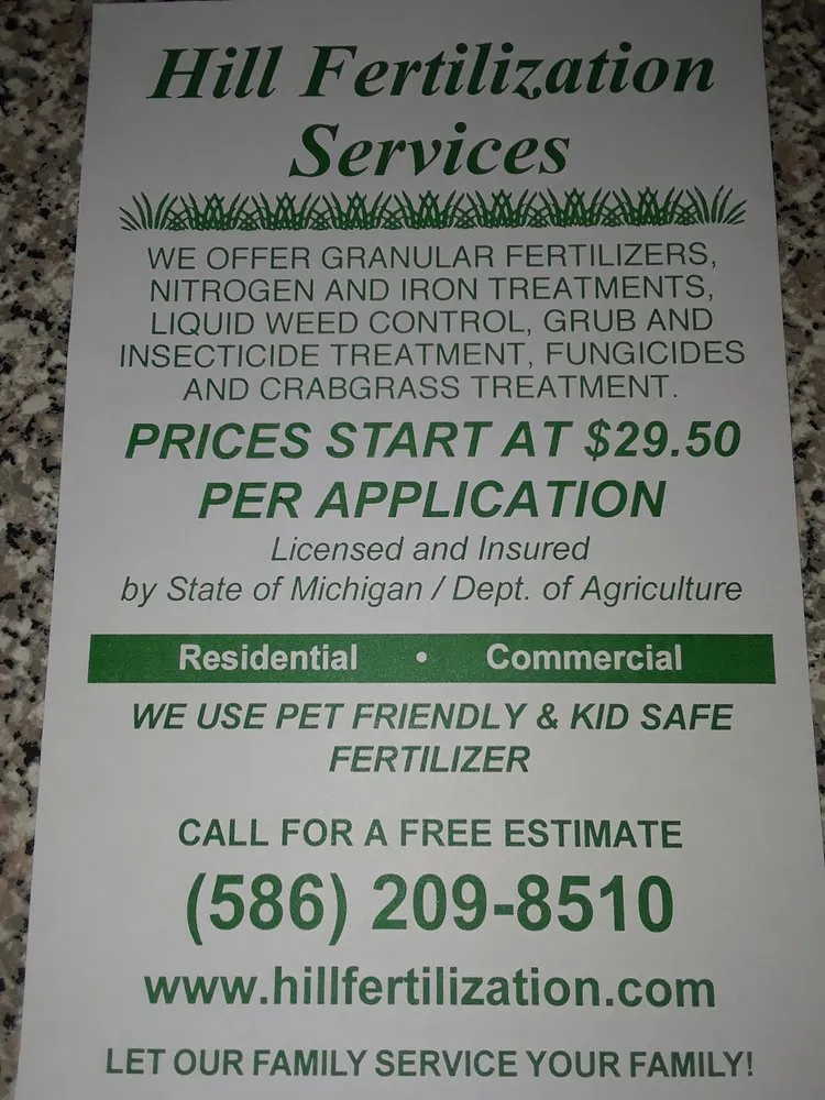 Trusted garden landscaping for homes in Sterling Heights, MI by Hill Fertilizing Services