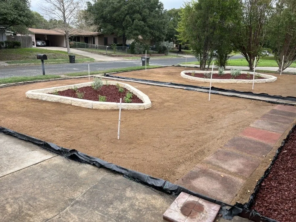 Affordable landscape installation in San Antonio, TX by Hill Horticulture