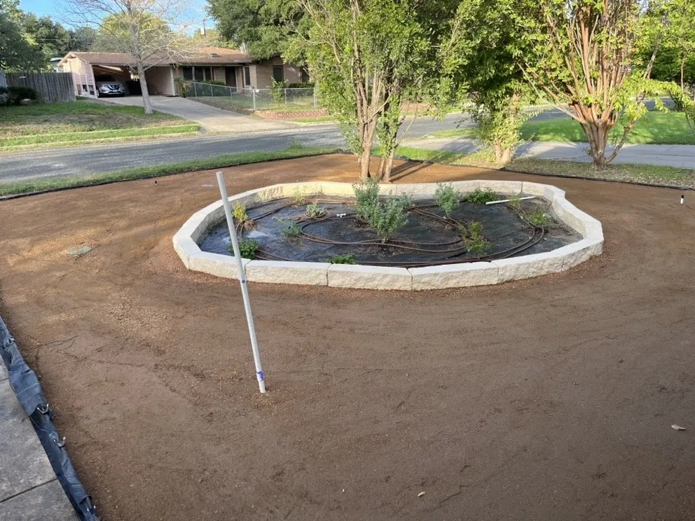 Custom yard cleanup service for residential properties in San Antonio, TX by Hill Horticulture