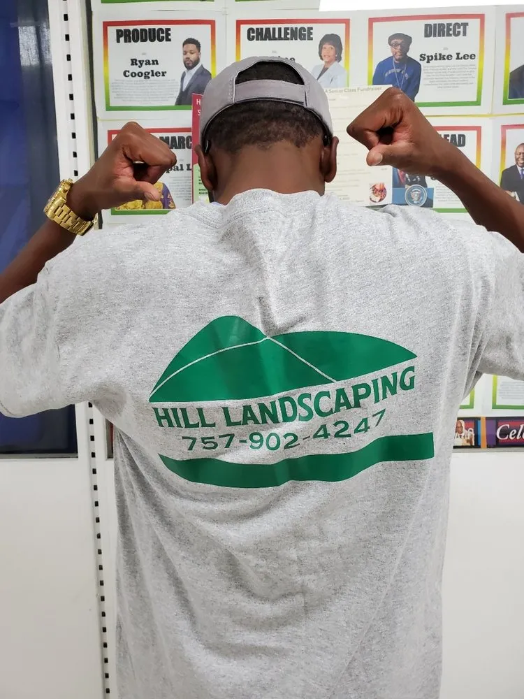 Professional lawn mowing service in Newport News, VA by Hill Landscaping