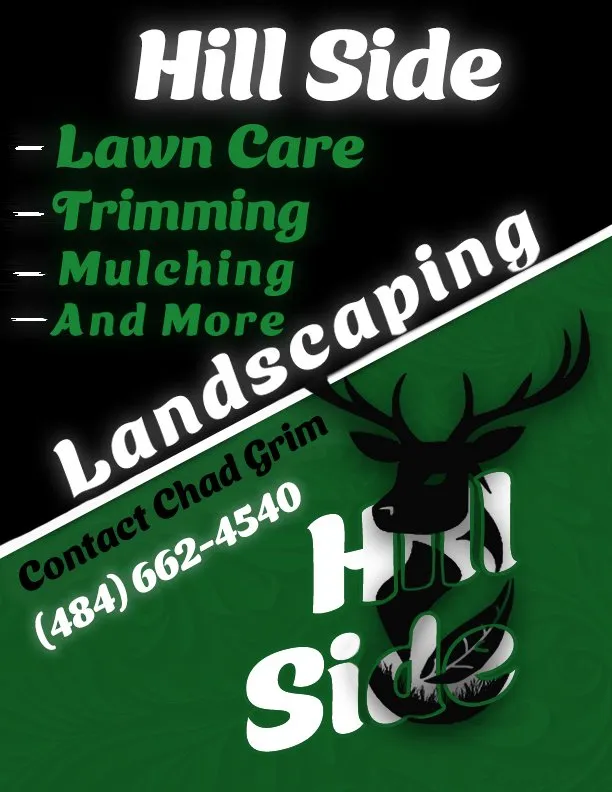 Custom lawn care service for beautiful yards in Hamburg, PA by Hill Side Landscaping Chad Grim