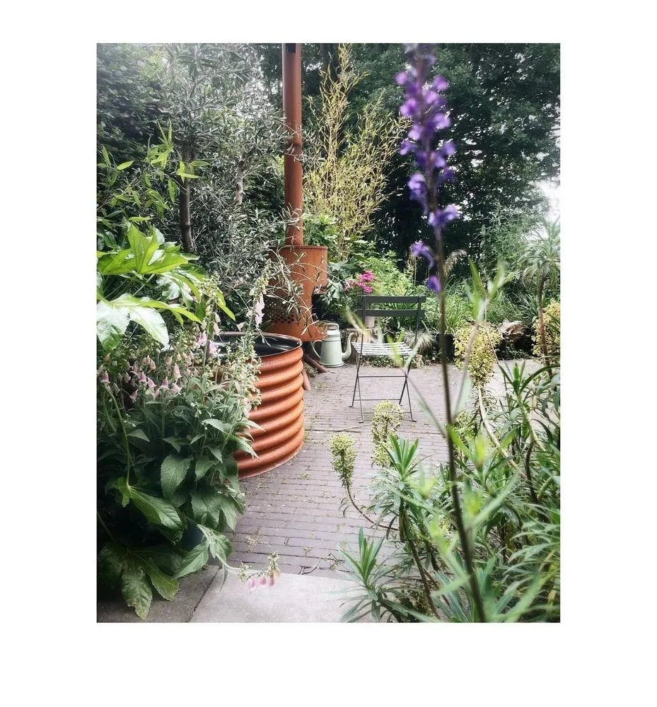 Custom landscape installation in Charlotte, NC by Hill Tribe Logging