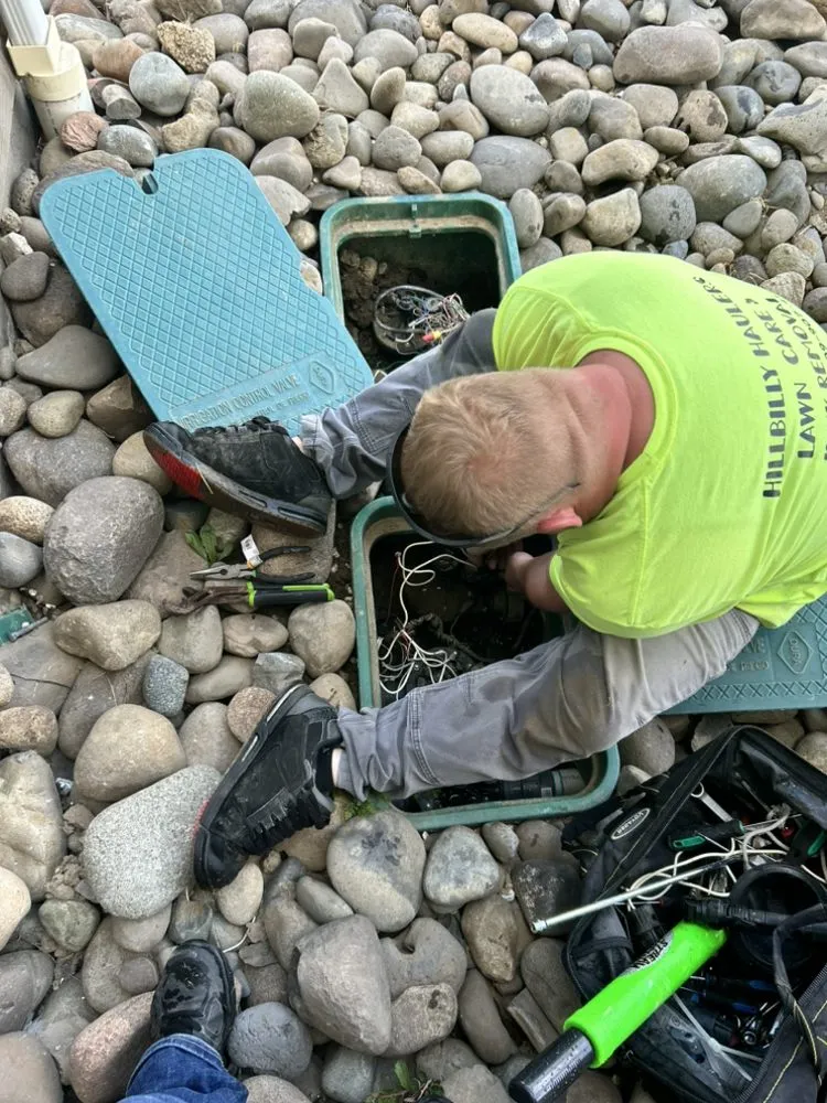 Custom landscape installation in Yakima, WA - Hillbilly Haulers