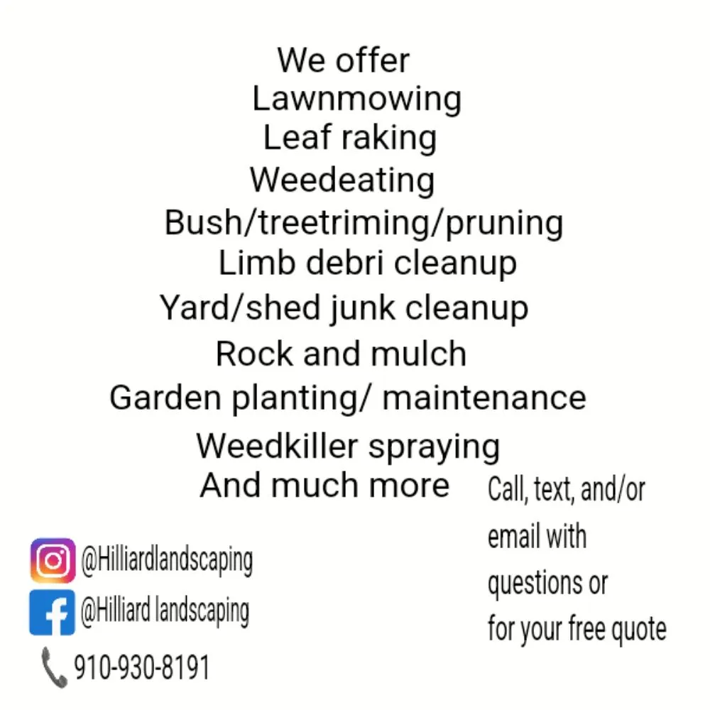 Affordable lawn mowing service experts serving Angier, NC - Hilliard Landscaping