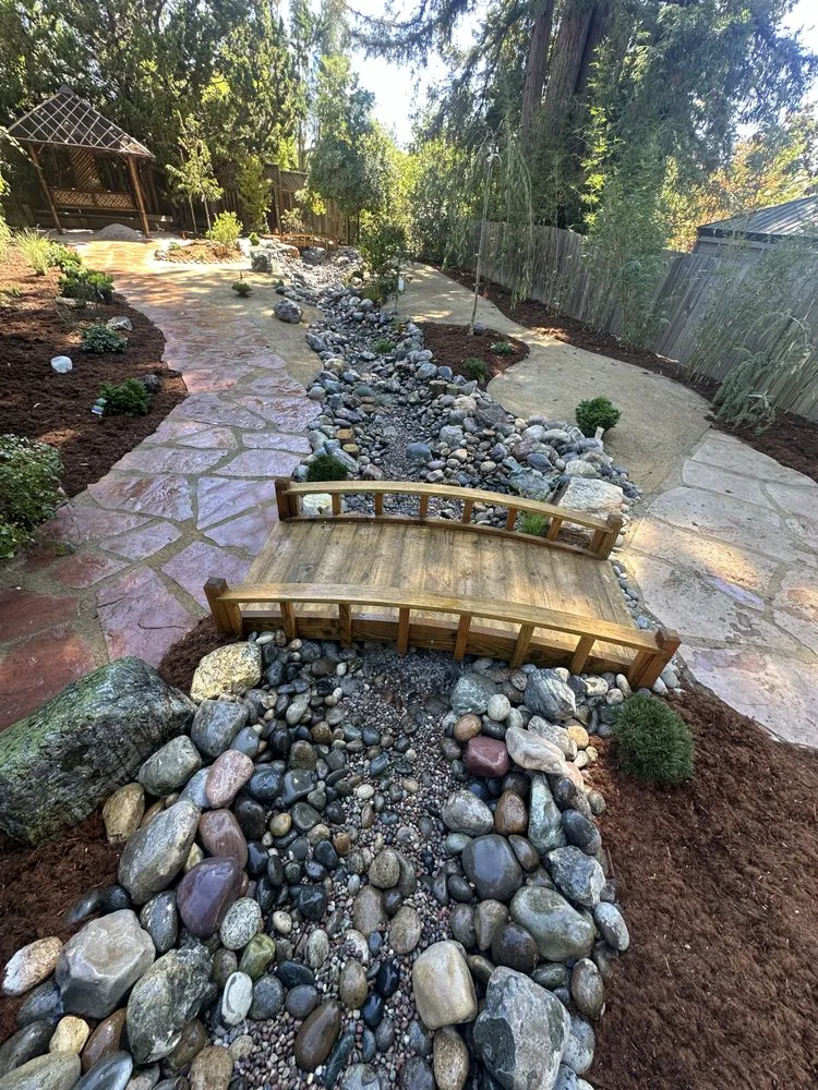 Local landscape installation for beautiful yards in Campbell, CA by Hills Landscaping
