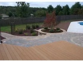 Custom garden landscaping with custom design in Hillsborough, NJ by Hillsborough Irrigation & Landscape Services