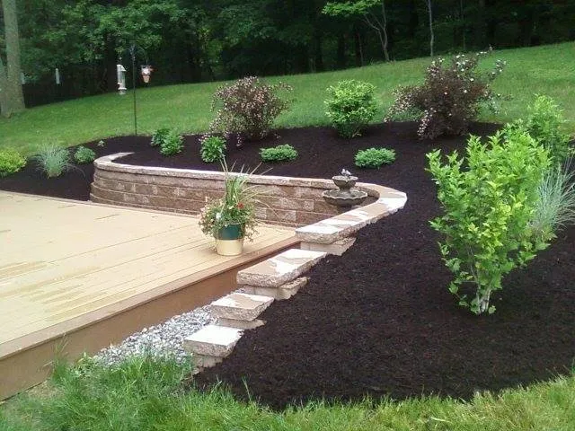 Custom landscape design in Endicott, NY by Hillside Garden Landscaping