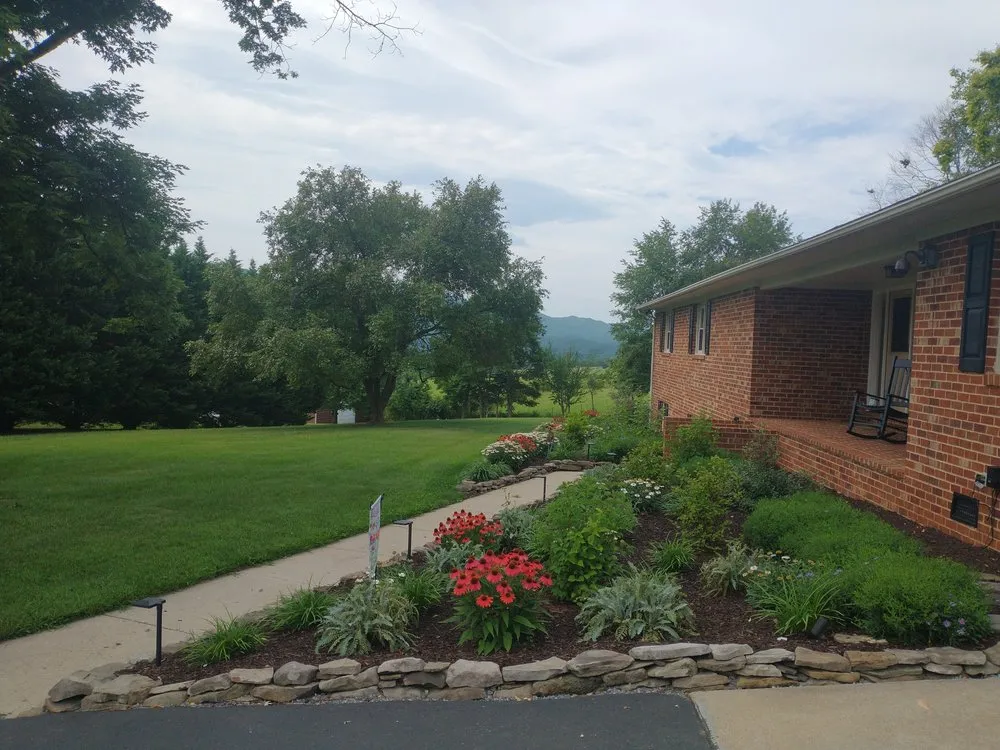 Custom residential landscaping in Lexington, VA by Hillside Gardening