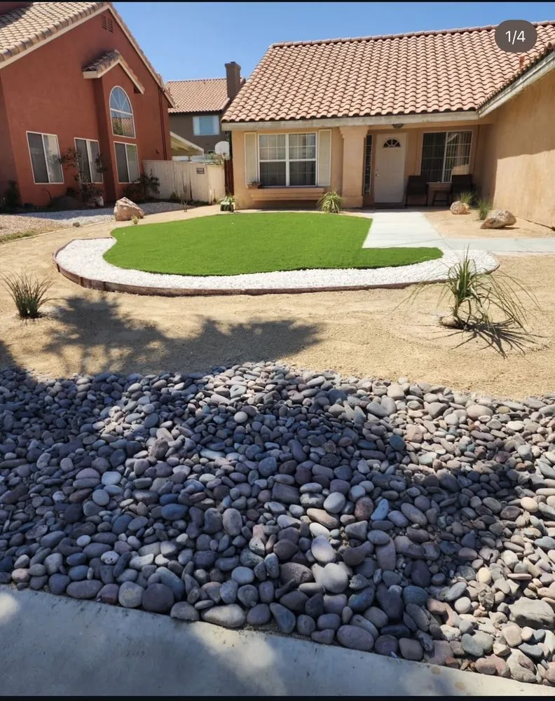 Affordable landscape installation near you in Hesperia, CA by Hillside Landscaping & Irrigation