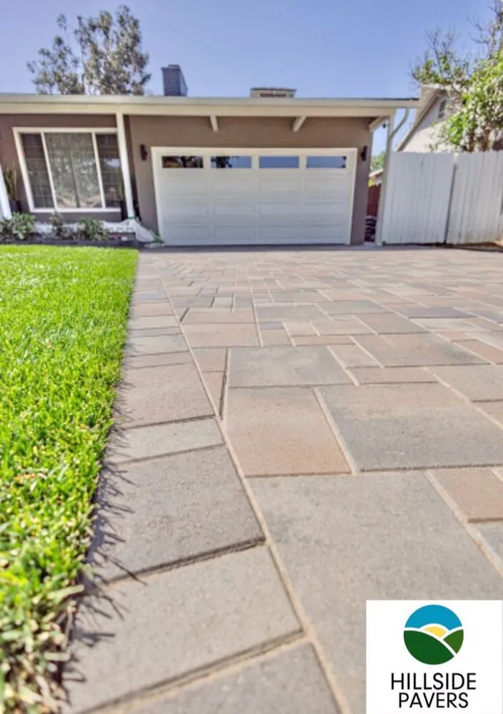 Professional lawn mowing service for residential properties across Orange, CA - Hillside Pavers