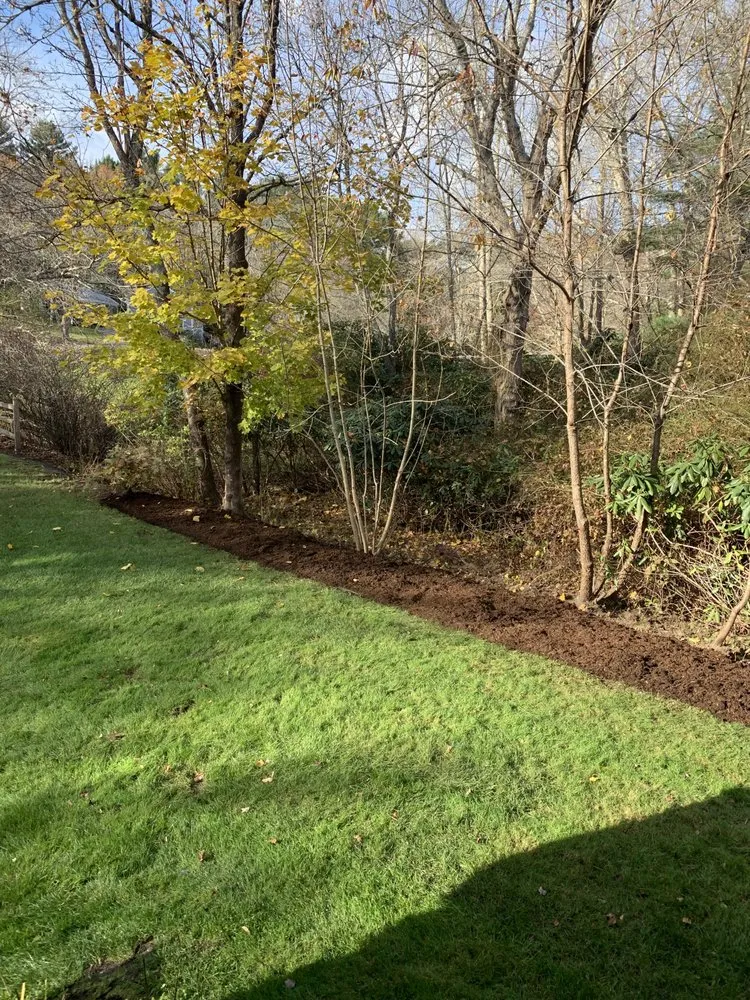 Local landscape installation for outdoor upgrades in Pembroke, MA by Hillstrom Bros. Landscape Contractors