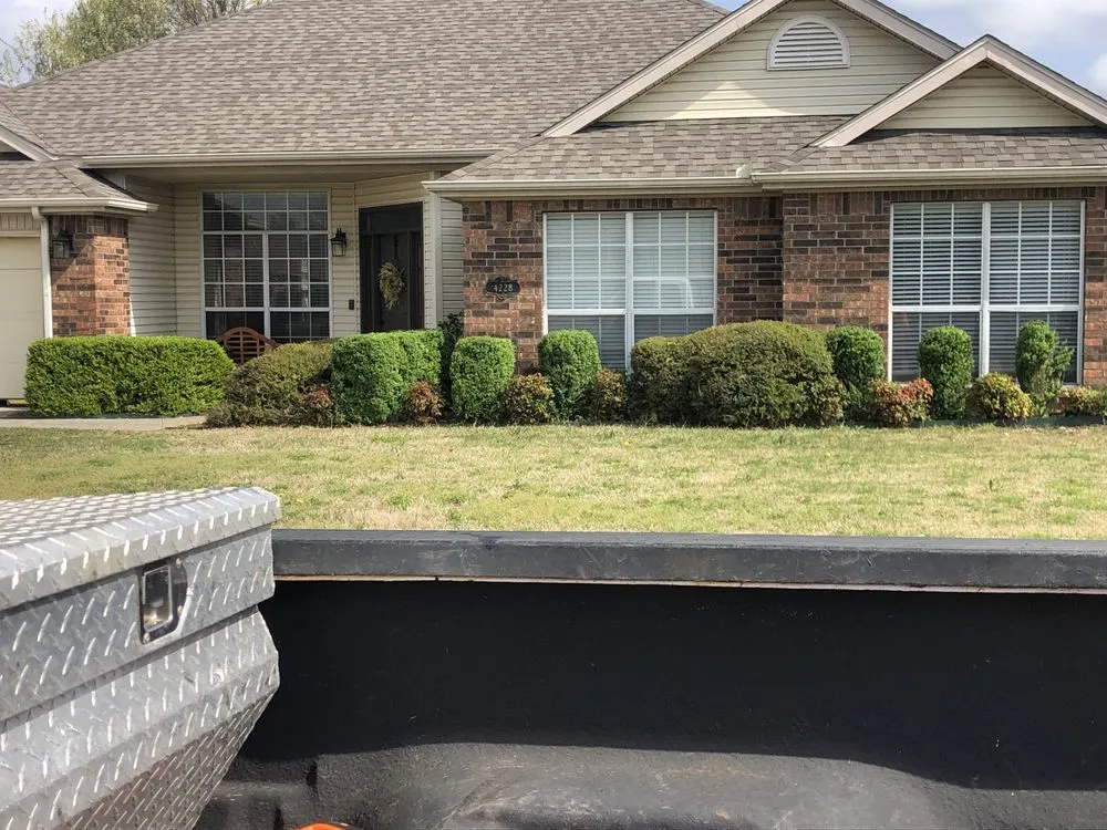 Professional garden landscaping for year-round maintenance in Bethel Heights, AR by Hilltop Landscaping