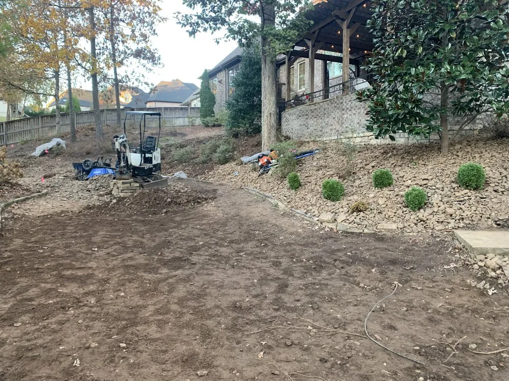 Affordable landscape installation near you in Bethel Heights, AR by Hilltop Landscaping
