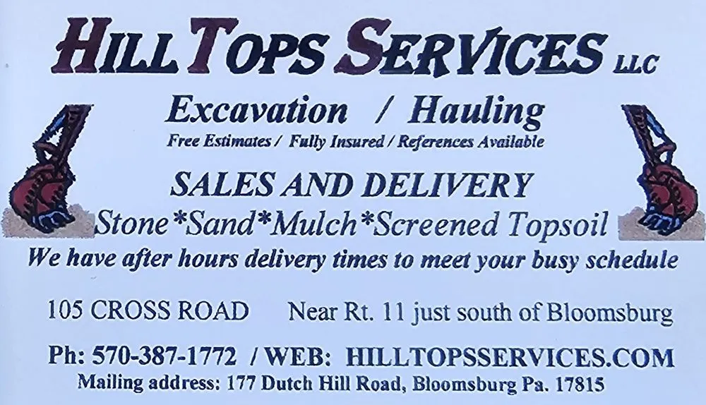 Reliable yard cleanup service for residential properties in Bloomsburg, PA by Hilltop Service