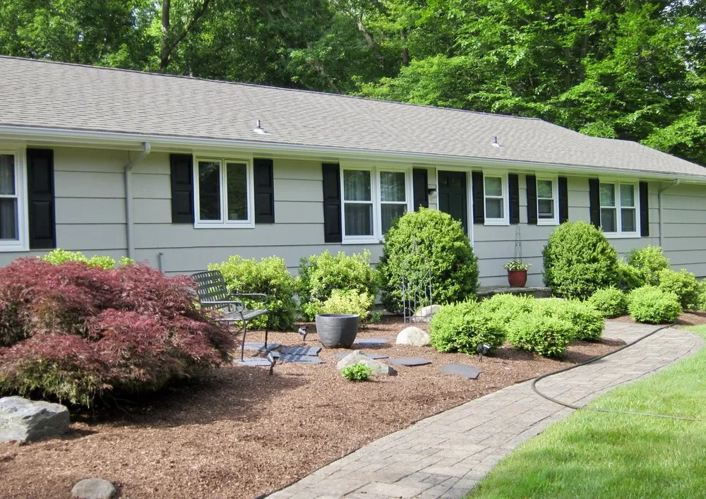 Local outdoor landscaping for homes across Orange, CT - Hilltop Turf & Landscaping