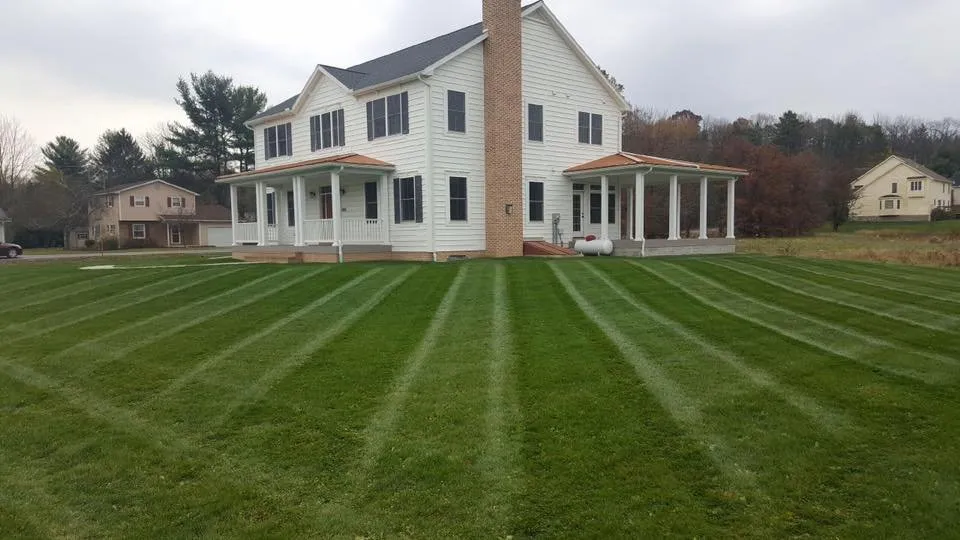 Custom residential landscaping in Lewisburg, PA by Hillyard's Landscaping
