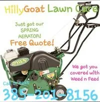 HillyGoat Lawn Care Logo