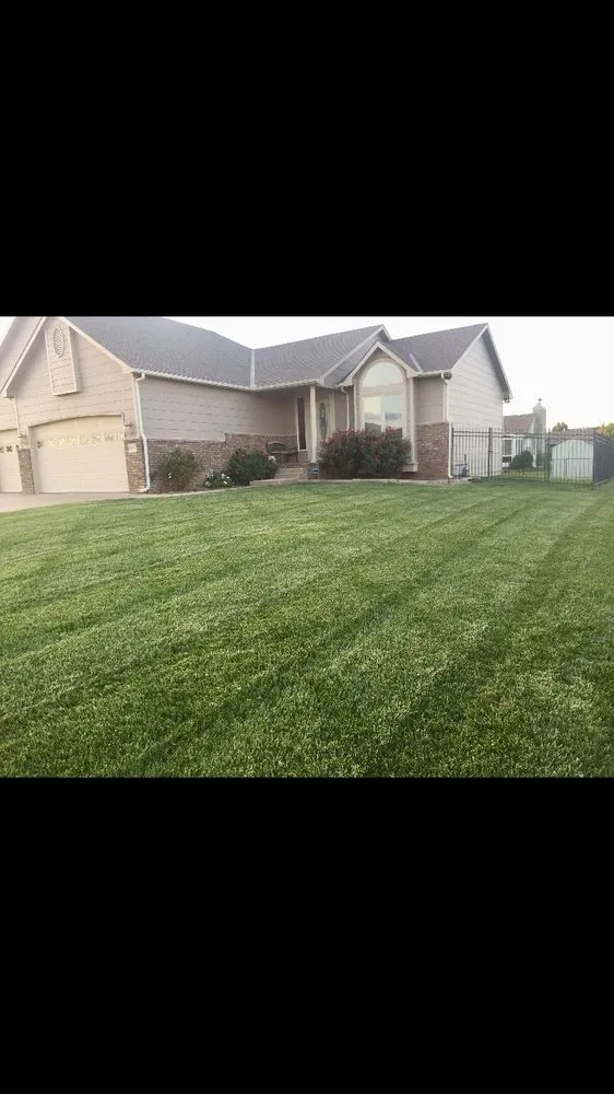 Professional yard maintenance with custom design in Wichita, KS by Hilton Lawn Care