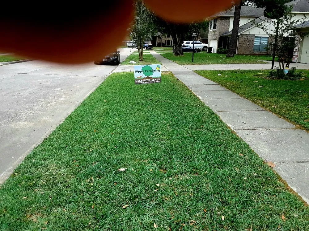 Local lawn mowing service in League City, TX by Hippie Fertilizing