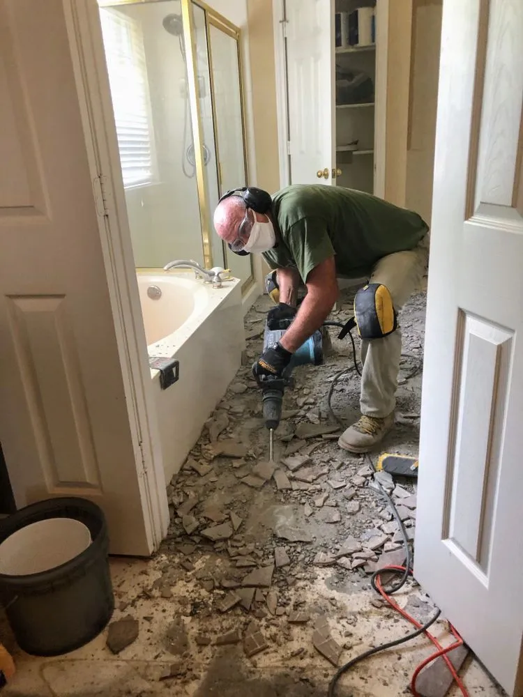 Custom outdoor landscaping in McKinney, TX by Hire-a-Vet Mulch Beds & Junk Removal