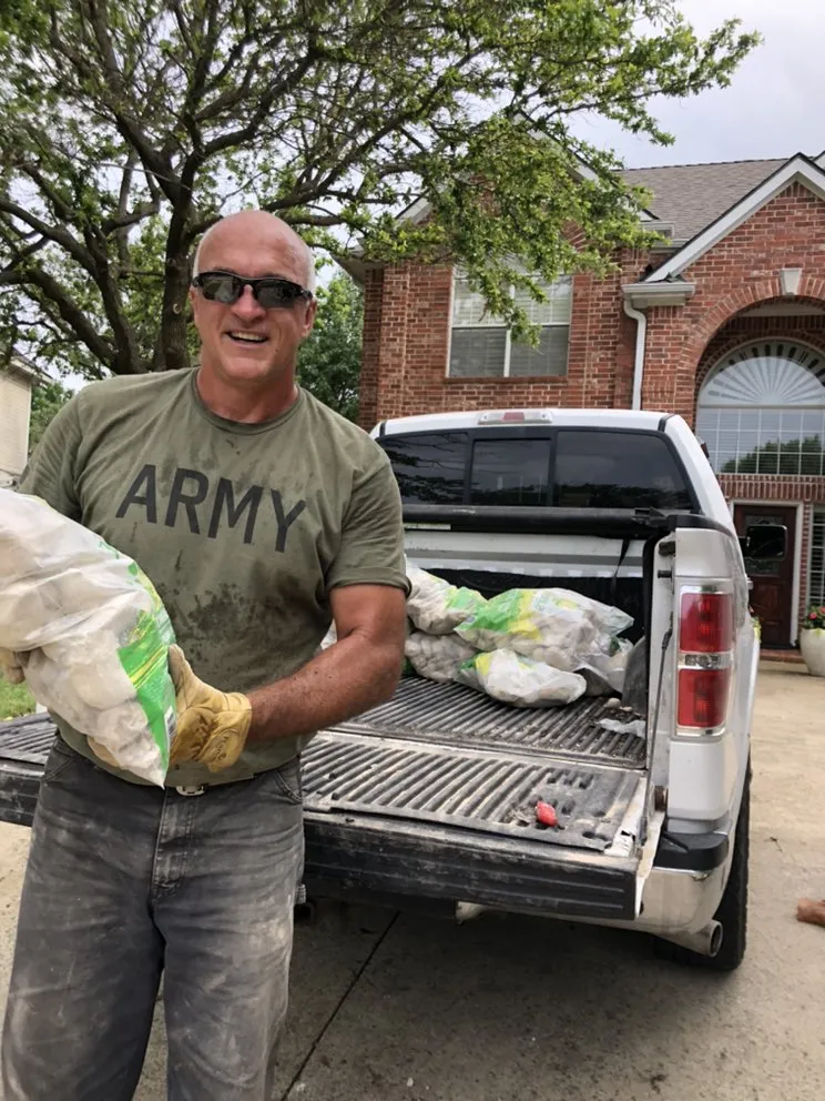 Local outdoor landscaping for beautiful yards across McKinney, TX - Hire-a-Vet Mulch Beds & Junk Removal