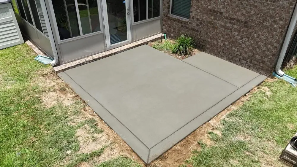 Custom landscape installation in Milton, FL by Hirst Lawncare