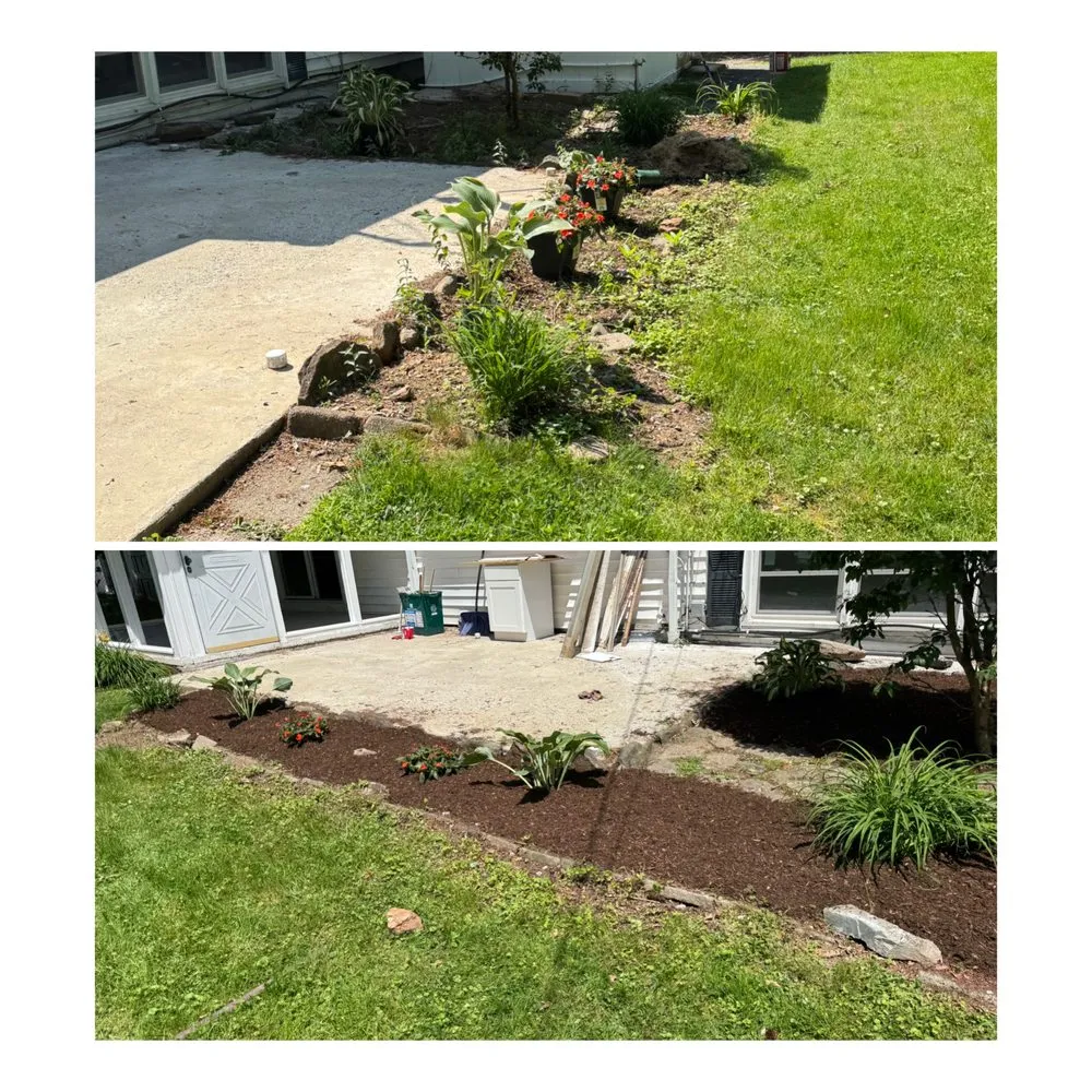 Expert garden landscaping with custom design across Worcester, MA - His and Hers Home Improvement Services