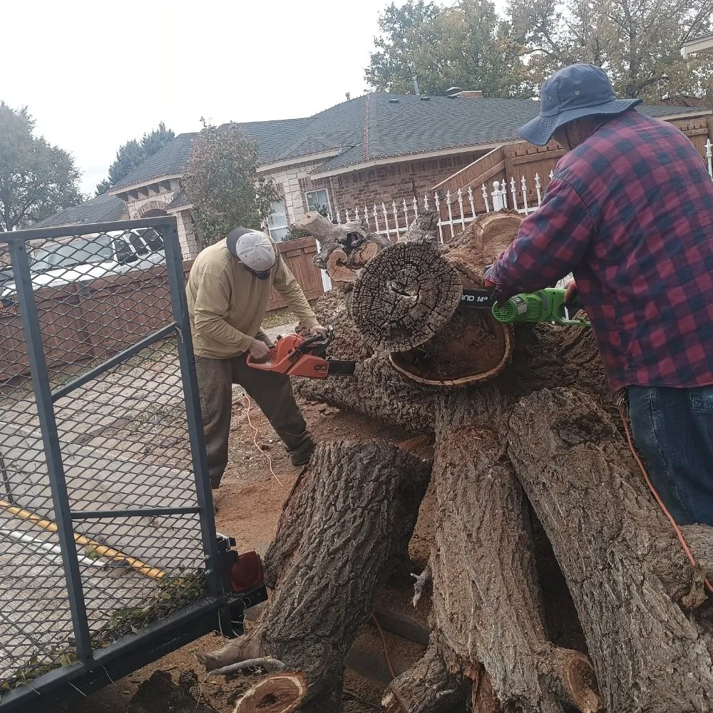 Professional yard maintenance in Amarillo, TX - His And Hers Landscape
