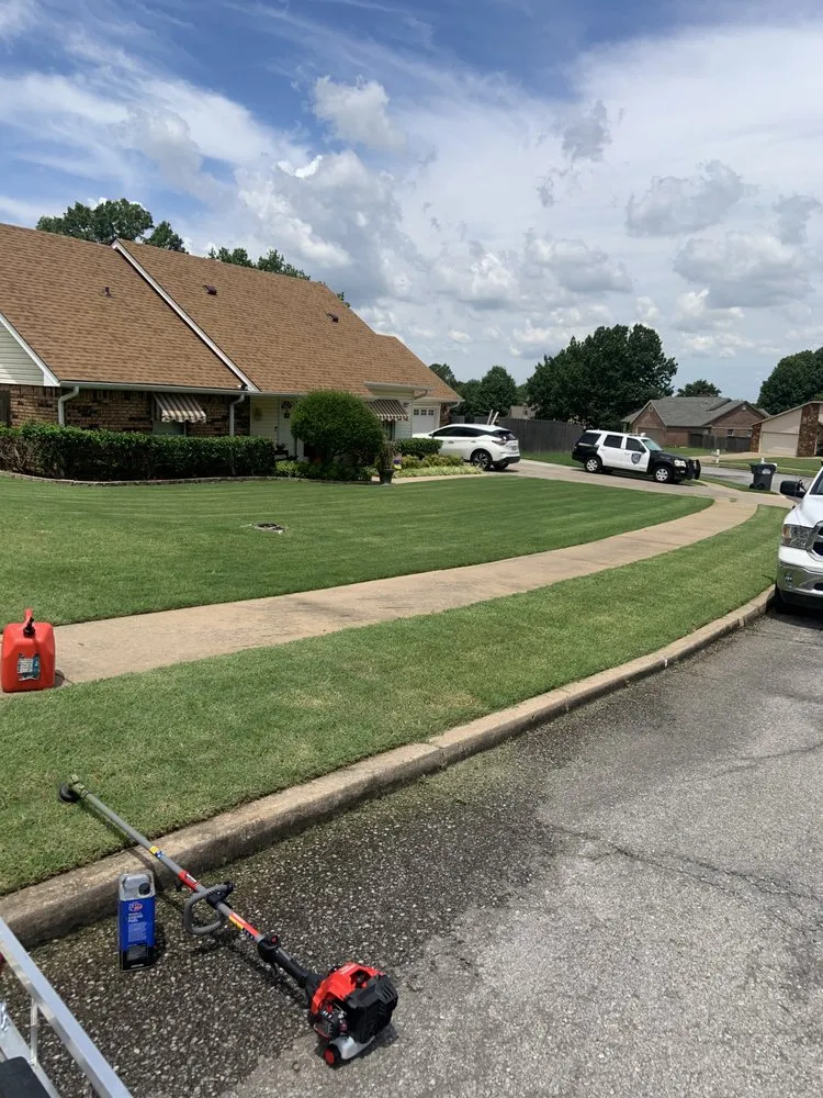 Custom landscaping services in Jenks, OK - His Land Mowing & More