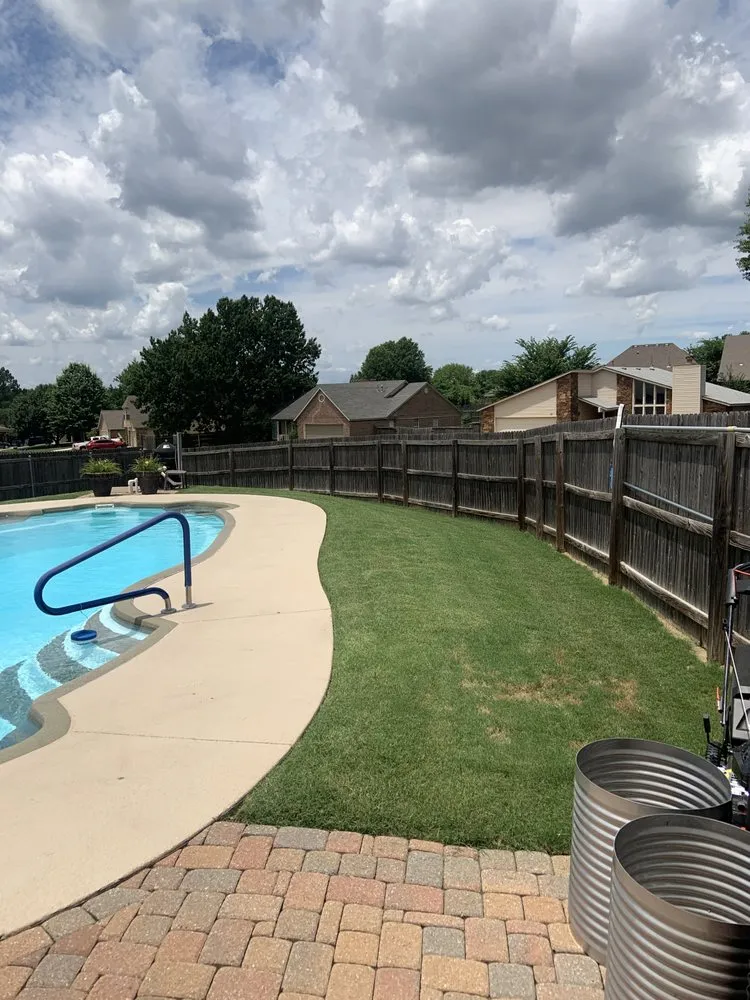 Custom landscape design near you across Jenks, OK - His Land Mowing & More