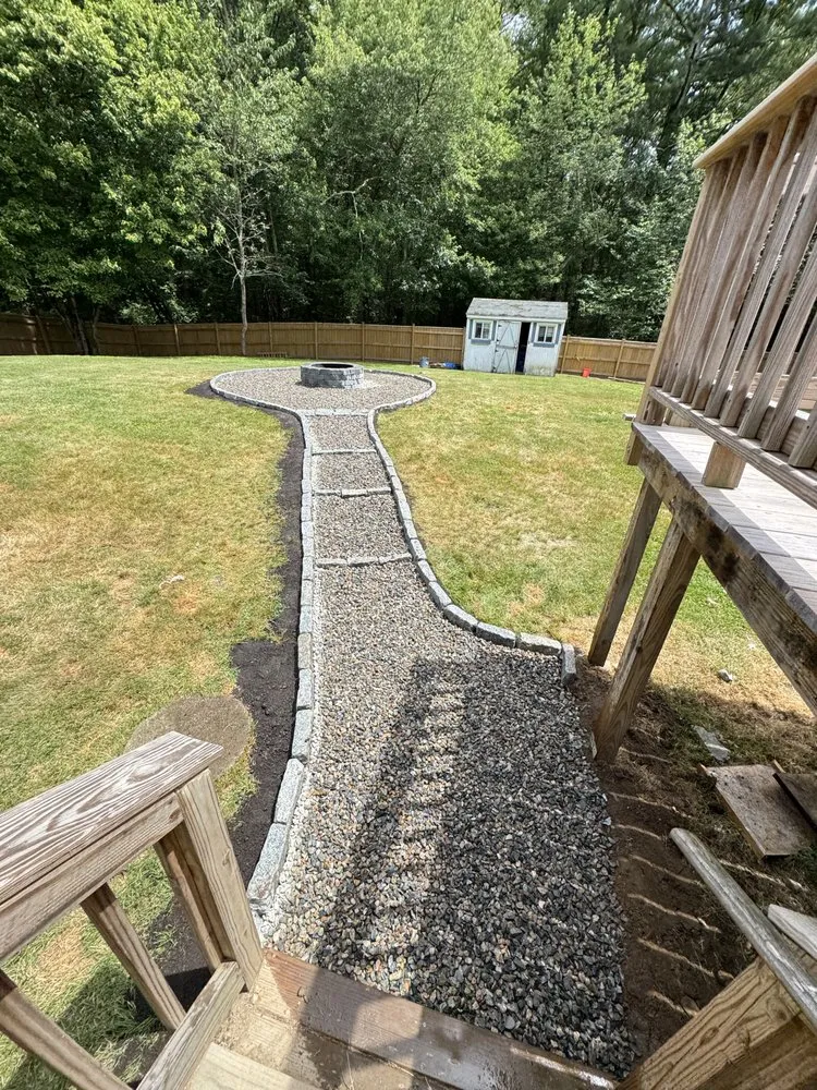 Custom landscape installation for beautiful yards across Providence, RI - H&J Landscaping