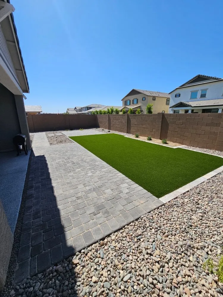 Reliable yard cleanup service in Maricopa, AZ by H&K Landscape and Design