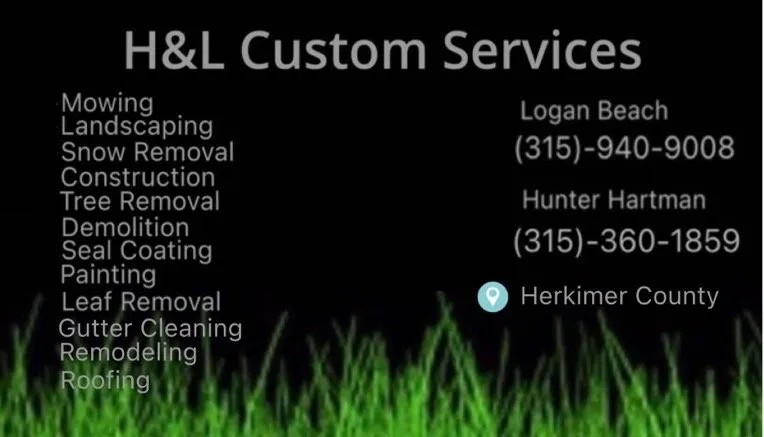 Custom landscape installation for residential properties across Mohawk, NY - H&L custom services