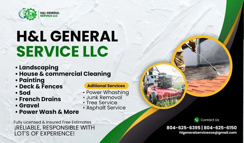 Expert landscape design experts serving Chesterfield, VA - H&L General Services