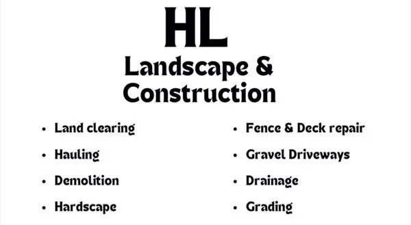 HL Landscape & Construction Logo
