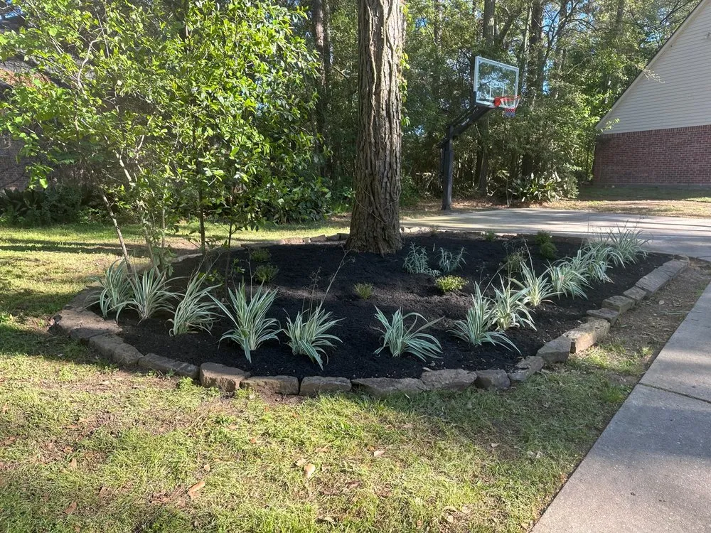 Trusted lawn care service with custom design in Montgomery, TX by HLB Services