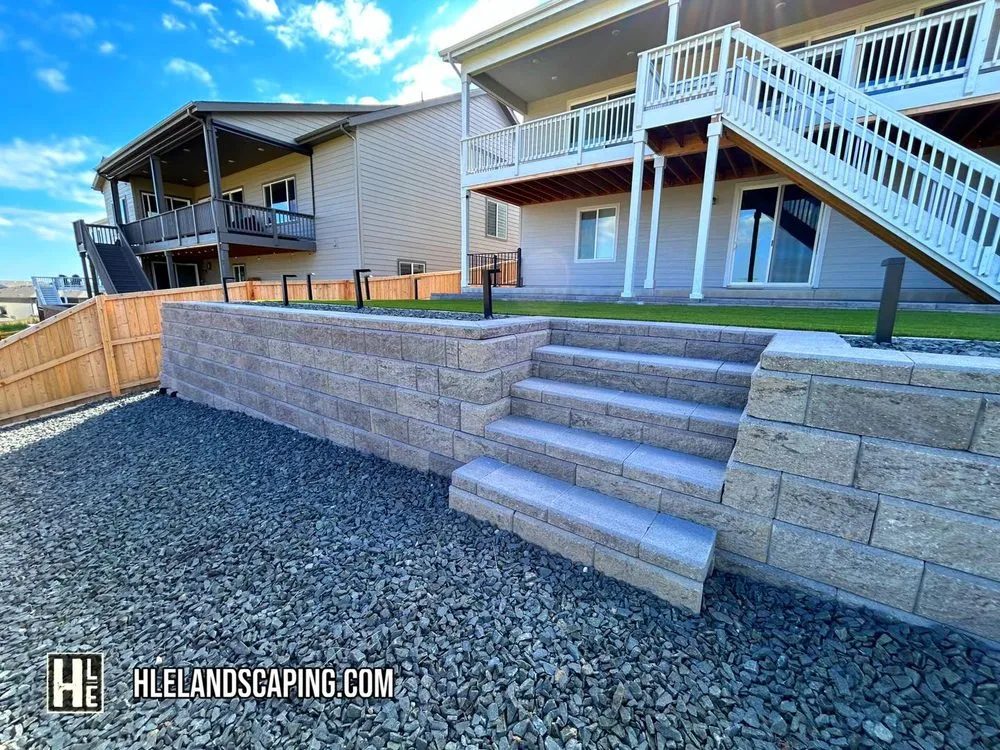 Custom outdoor landscaping for outdoor upgrades in Aurora, CO by HLE Landscaping & Concrete