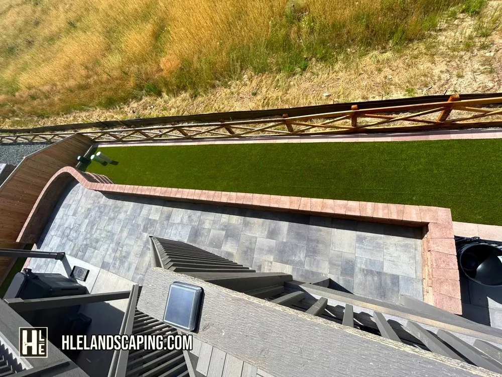 Local landscape installation in Aurora, CO by HLE Landscaping & Concrete
