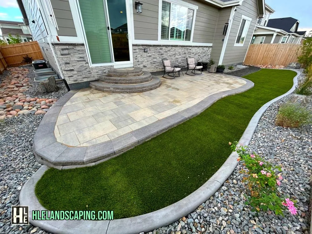 Expert lawn mowing service in Aurora, CO by HLE Landscaping & Concrete