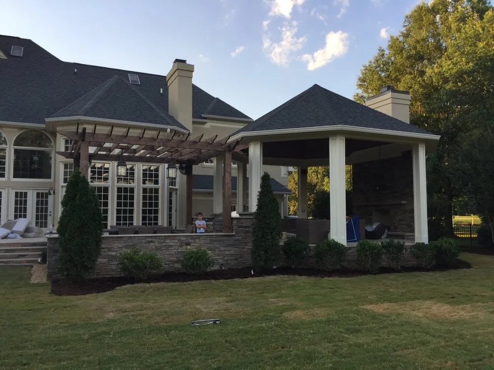 Professional landscape installation near you across Weddington, NC - HLM