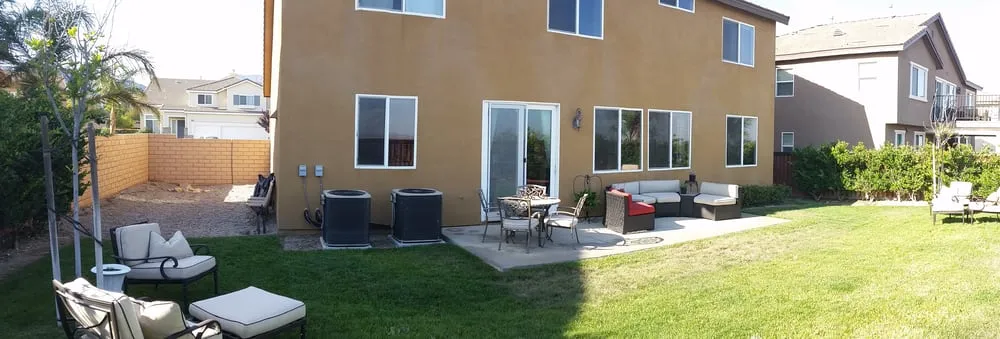 Custom lawn mowing service with custom design across Rancho Cucamonga, CA - HLS Landscaping