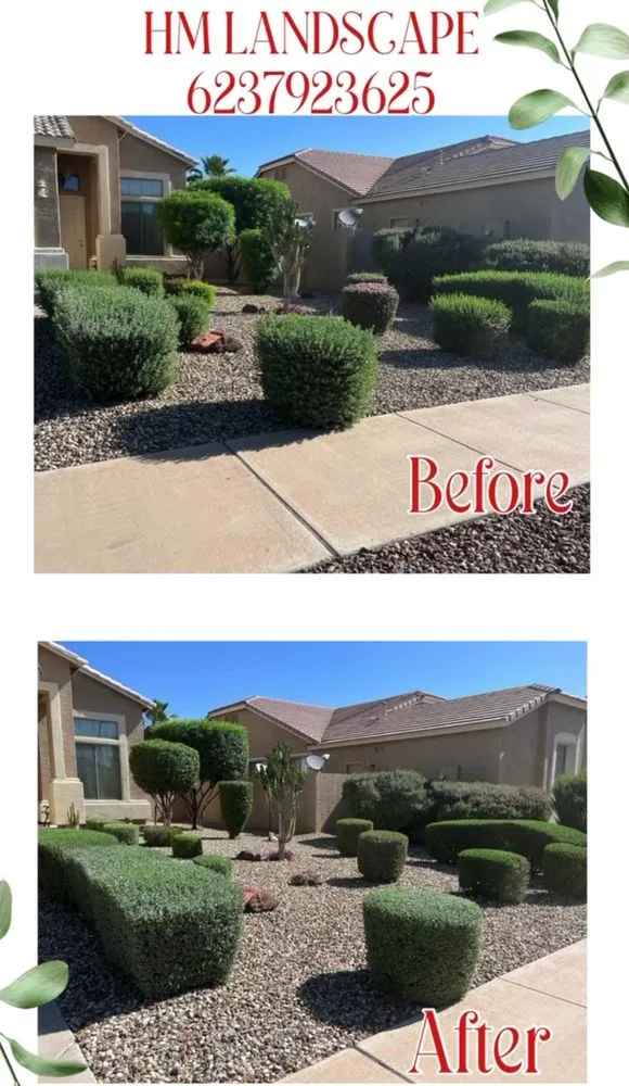 Custom residential landscaping near you in Buckeye, AZ by HM Landscape & Paint