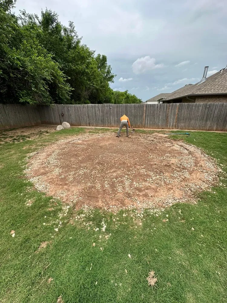 Custom garden landscaping in Oklahoma City, OK by H&M Landscaping