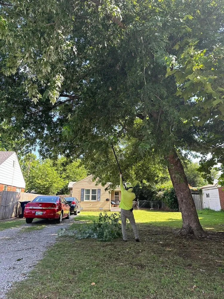 Professional yard cleanup service for homes across Oklahoma City, OK - H&M Landscaping