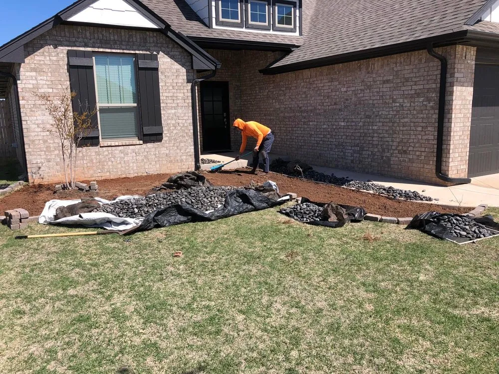 Top-rated lawn care service in Oklahoma City, OK by H&M Landscaping