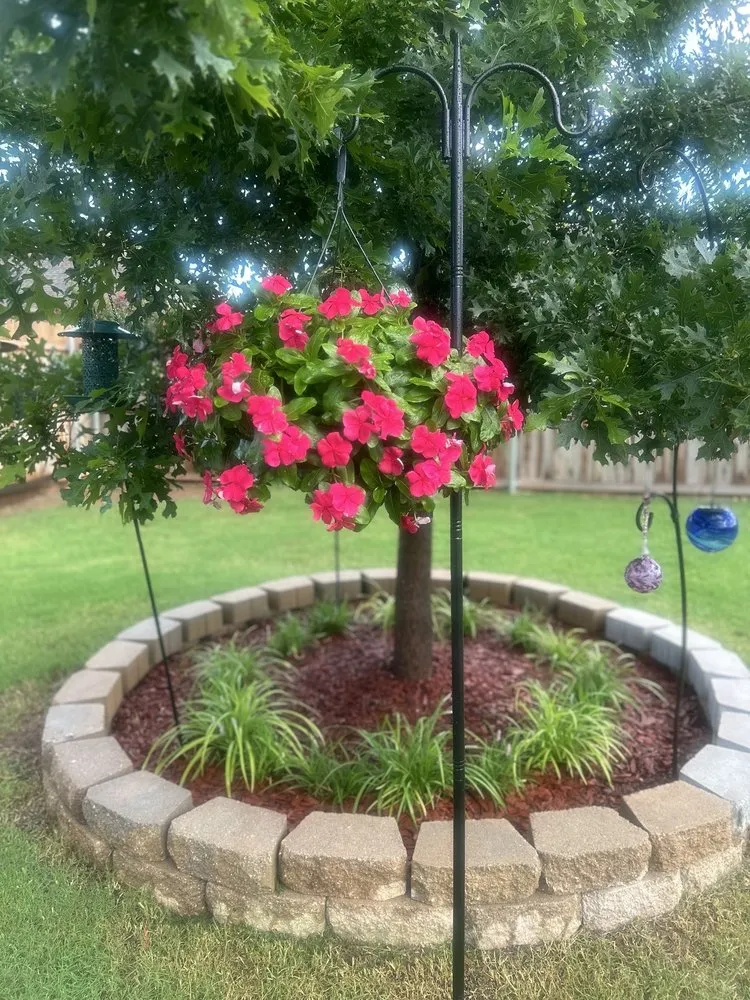 Custom garden landscaping in Oklahoma City, OK - H&M Landscaping