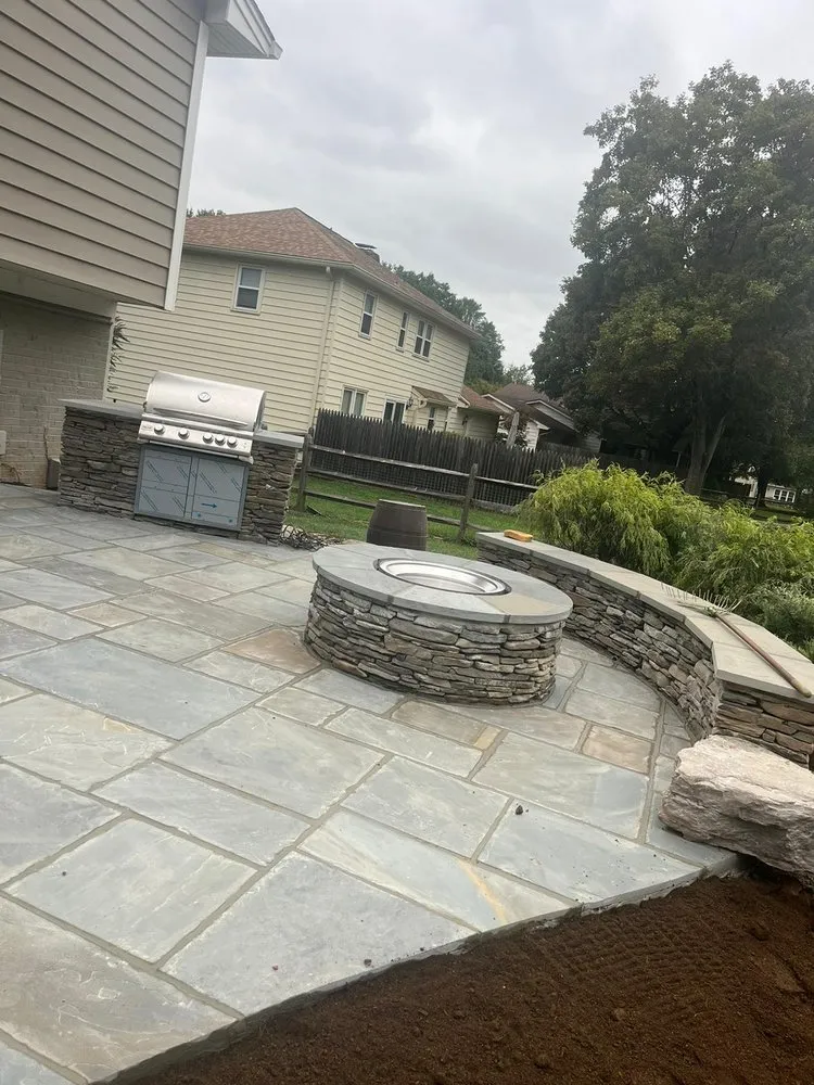 Professional landscape installation with custom design across Woodbridge, VA - HM Landscaping