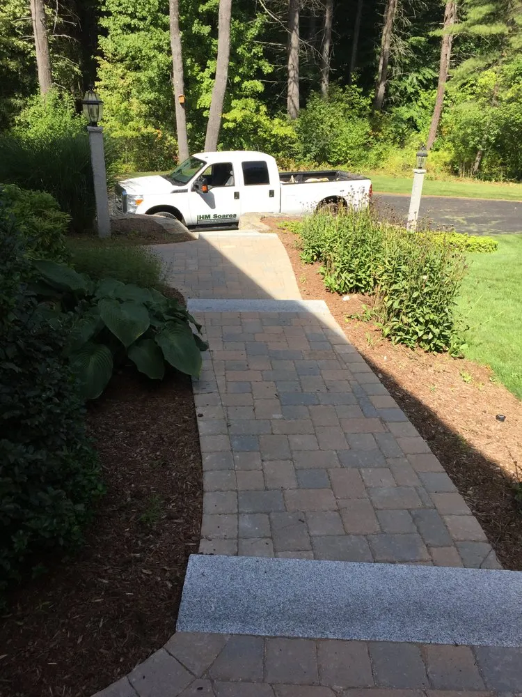 Local landscape installation in Lowell, MA - HM Soares Construction & Landscaping